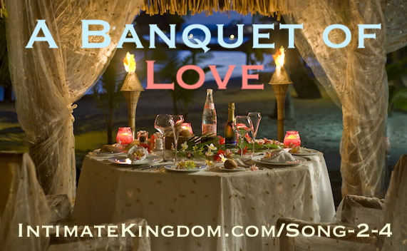 A Banquet of Love (Picture of an elaborate table set with wine)